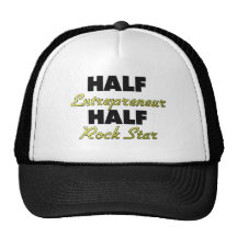 Half Entrepreneur Half Rock Star Mesh Hat