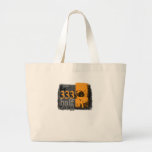 Half evil 333 tote bag