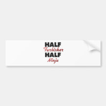 Half Furbisher Half Ninja Bumper Sticker