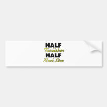 Half Furbisher Half Rock Star Bumper Sticker