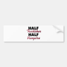Half Furbisher Half Vampire Bumper Sticker
