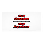 Half Grandpa Half Superhero photo cards