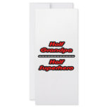 Half Grandpa Half Superhero rack cards