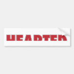 Half Hearted Bumper Sticker