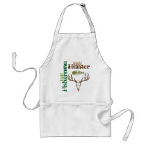 Half Hunter. Half Fisherman. Aprons