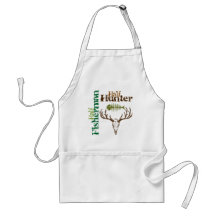 Half Hunter. Half Fisherman. Aprons