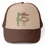 Half Hunter. Half Fisherman. hats