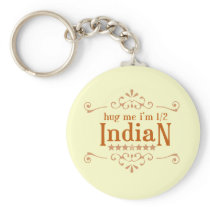 Half Indian Keychain
