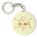 Half Indian keychains