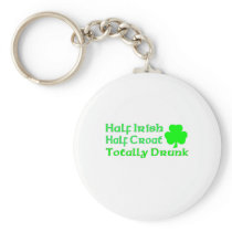 Half Irish Half Croatian Totally Awesome Key Chain