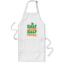 Half Irish Half Drunk Apron