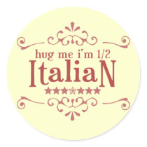 Half Italian Sticker