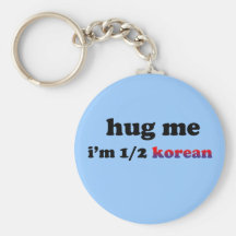Half Korean Keychain