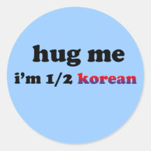 Half Korean Stickers