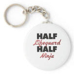 Half Lifeguard Half Ninja keychains
