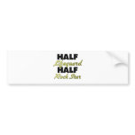Half Lifeguard Half Rock Star bumper stickers