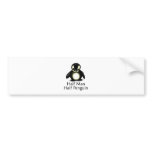 Half Man Half Penguin bumper stickers