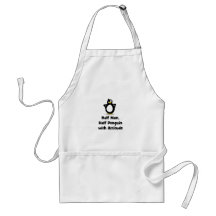 Half Man, Half Penguin with Attitude Apron