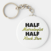 Half Metrologist Half Rock Star Key Chain