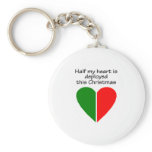 Half My Heart Is Deployed This Christmas keychains