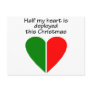 Half My Heart Is Deployed This Christmas Postcards