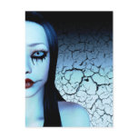 Half Of Me Goth Art Postcard