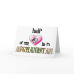 half of my heart...afghanistan 2 cards