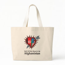Half Of My Heart Is In Afghanistan Bag
