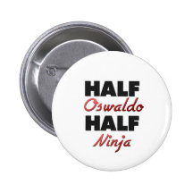 Half Oswaldo Half Ninja Pins