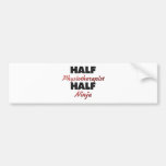 Half Physiotherapist Half Ninja Bumper Sticker