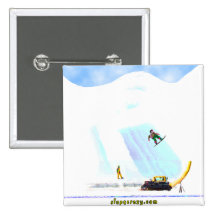 "Half Pipe" 2"x2" Button