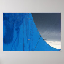 Half Pipe Abstract Poster