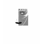 Half Profile Woman t-shirts
