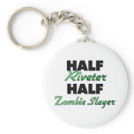 Half Riveter Half Zombie Slayer keychains