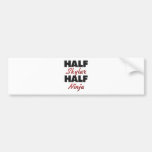 Half Skylar Half Ninja Bumper Sticker