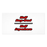 Half Step-Dad Half Superhero photo cards