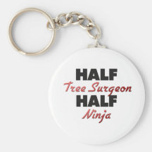 Half Tree Surgeon Half Ninja Key Chain