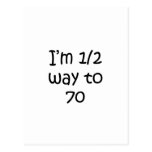 Half Way To 70 Postcards