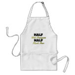 Half Web Designer Half Rock Star aprons