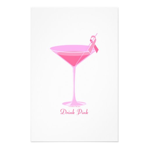 Halftime Designs Pinktini Stationery Paper
