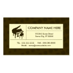halftone piano business cards