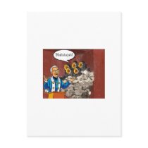 Hallelujah! Bird choir singing the Lord's praises Postcards