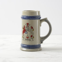 Halliday Coat of Arms Stein - Family Crest Coffee Mugs