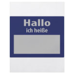 hallo, ich heisse symbol personalized flyer