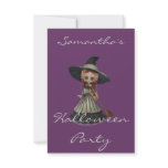 "Hallowee Party" - Red-Haired Witch Invites