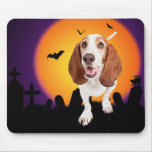 Halloween Basset Hound Mousepad