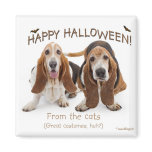 halloween bassets magnet