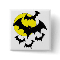 Halloween Bat Collection Buttons