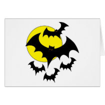 Halloween Bat Collection Card