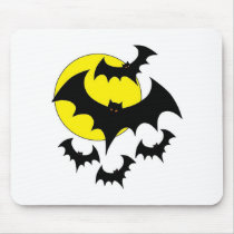 Halloween Bat Collection Mouse Pad